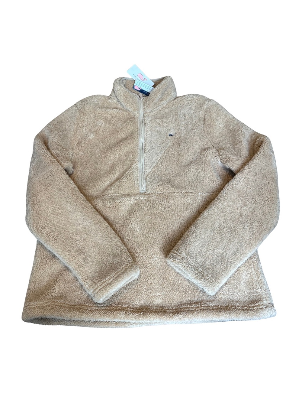 Vineyard Vines high-pile teddy sherpa fleece pullover